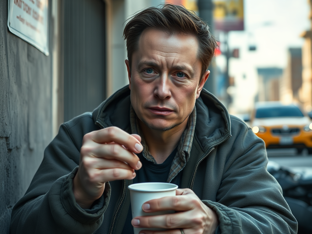 If Elon Musk Lost Everything & Became a Beggar, Would You Help Him?