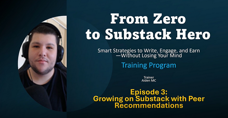 How to GrowYour   Substack with Peer Recommendations