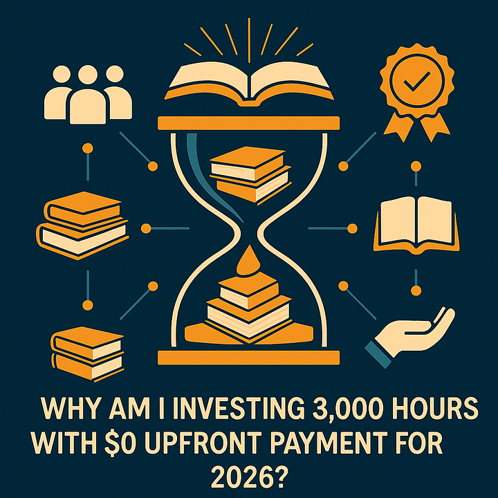 Here’s Why I  Invest 3,000 Hours of Editing and Publishing with $0 Upfront Payment